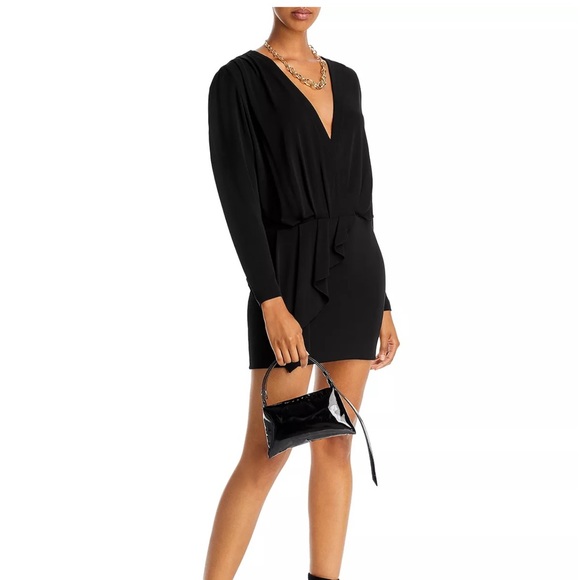 IRO - Panoua Deep V Neck Dress - Picture 1 of 4